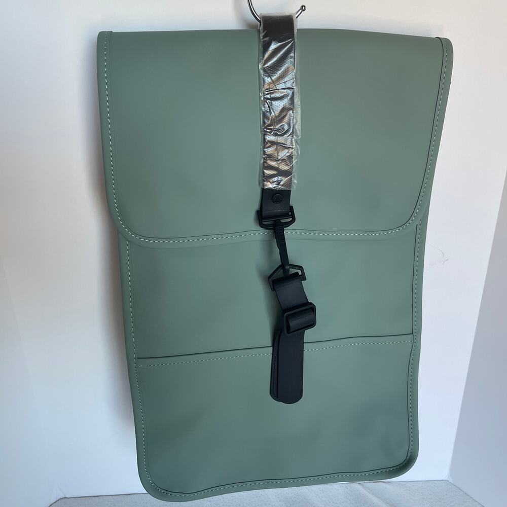 Rains Backpack Mini W3 Haze Waterproof  Minimalist Scandinavian Bag NWT - Picture 2 of 10